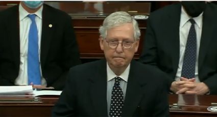 McConnell no ha tomado una decisión sobre el juicio a Trump; "Senado no adelantará sesión", advierte