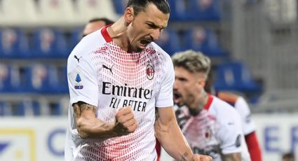 Zlatan Ibrahimovic 'reverdece' el liderato del Milan con doblete al Cagliari