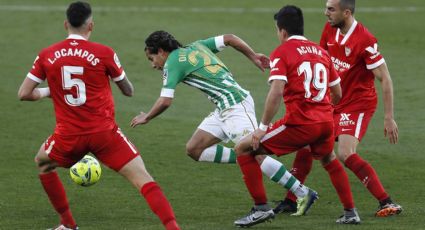 Lainez destaca en el derbi de Sevilla, su primera titularidad en la temporada