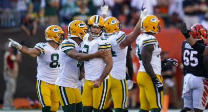 ¡De la patada! Packers sufren para ganar a Bengals, en un festival de goles de campo fallados