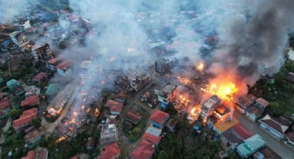 Ejército birmano incendia más de 160 viviendas y la sede de la organización Save the Children, denuncian activistas