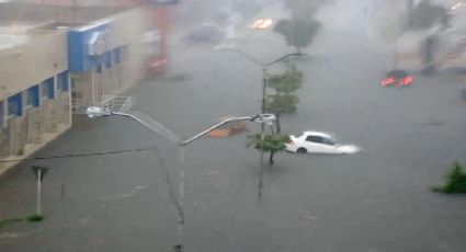 Lluvias provocan inundaciones en calles de Mérida, Yucatán