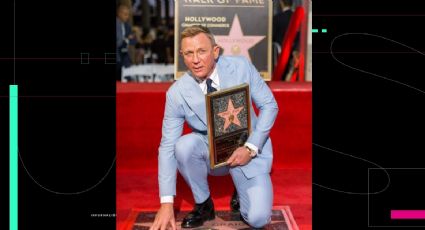 Daniel Craig se va del papel de James Bond con una estrella en el Paseo de la fama