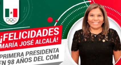 María José Alcalá es la primera mujer que presidirá el Comité Olímpico Mexicano en 98 años