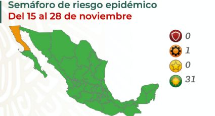 Con excepción de Baja California, México ya está en color verde del semáforo epidemiológico