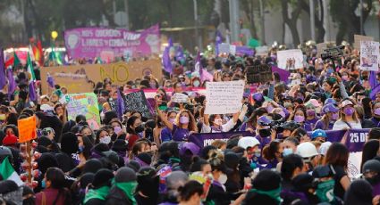 Mujeres protestan en 11 estados de México durante el 25N; exigen justicia para víctimas de feminicidios