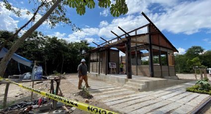 UNAM hace viviendas sustentables para familias que habitaban zonas por donde pasará el Tren Maya