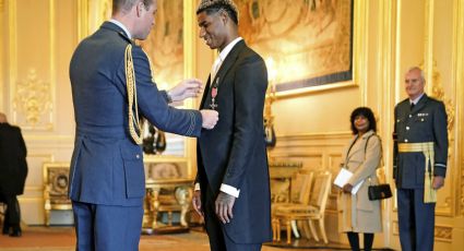 Marcus Rashford recibe premio honorario del Imperio Británico por su campaña para alimentar a niños desamparados