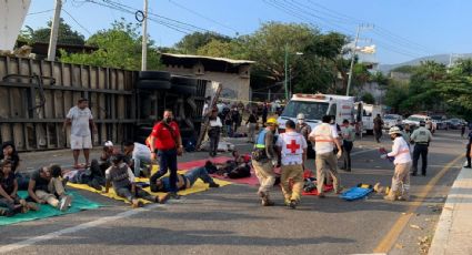 Aplazan el traslado de los restos de migrantes dominicanos muertos en la volcadura de tráiler en Chiapas