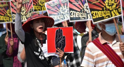 Manifestación en Birmania contra represión militar deja tres muertos