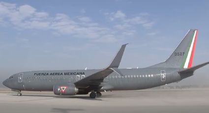 Aterriza el primer avión en el Aeropuerto Internacional de Santa Lucía