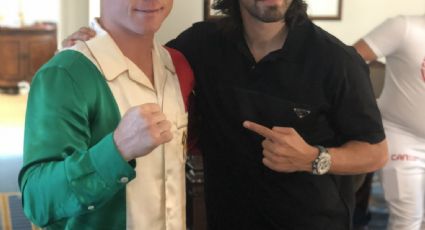 Rodolfo Pizarro visita al ‘Canelo’ Álvarez antes de su pelea en Miami