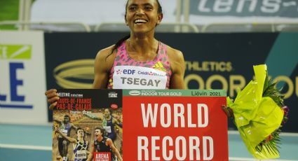 La etíope Gudaf Tsegay rompe el récord mundial de 1,500 metros en Lievin