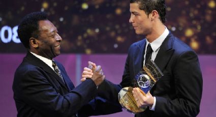 Pelé tiene gesto de ‘Rey’ y felicita a Cristiano por romper su récord de goles