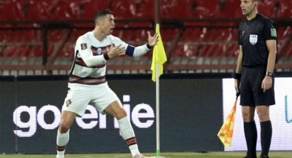 Cristiano enloquece… ausencia de VAR le quita el gol del triunfo a Portugal ante Serbia