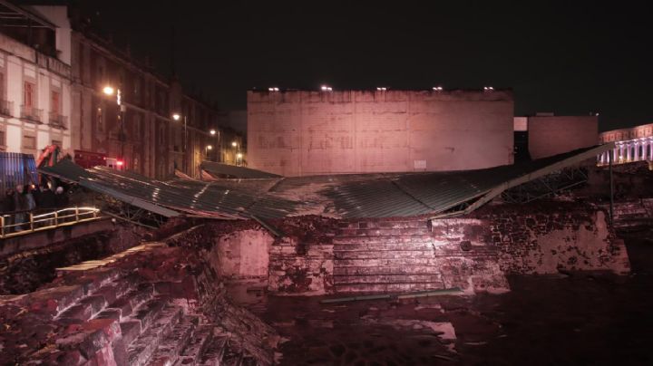 Secretaría de Cultura revela daños menores en Templo Mayor por la caída de techo tras granizada
