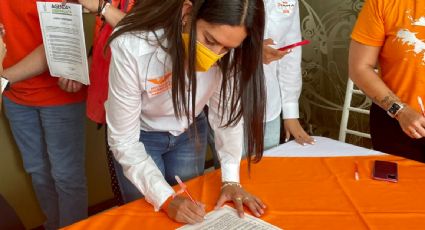 Candidata de MC en Puebla denuncia ante Fiscalía presencia de grupo armado durante recorrido de campaña