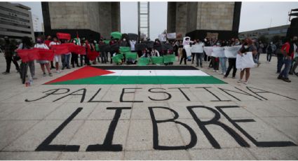 “Palestina libre", protestan en CDMX contra el conflicto en la Franja de Gaza