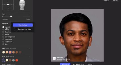 Esta herramienta de inteligencia artificial permite crear rostros humanos desde cero