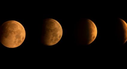 UNAM comparte video de la Luna de Sangre que fue visible la madrugada de este miércoles
