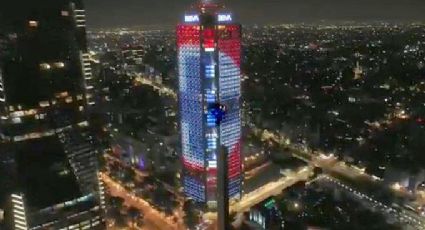 La Torre BBVA se iluminó con los colores de Cruz Azul tras el noveno título celeste