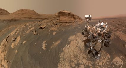 Así es la vista panorámica marciana del rover Curiosity desde Mont Mercou