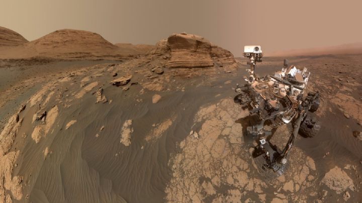 Así es la vista panorámica marciana del rover Curiosity desde Mont Mercou