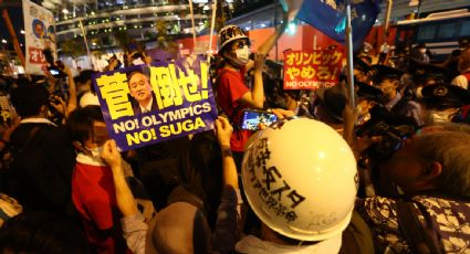 Protestan en Japón durante inauguración de los Juegos Olímpicos; piden cancelar evento por casos de Covid-19
