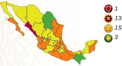 CDMX, Edomex y otros 8 estados retroceden a semáforo naranja ante la tercera ola de Covid; Sinaloa pasa a rojo