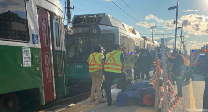 Choque de dos trenes en Boston deja al menos 25 heridos