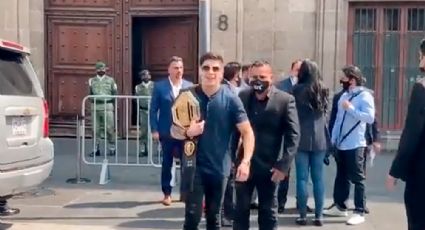 Brandon Moreno, campeón mexicano de UFC, visitó a AMLO... “Estuvo chido”, dijo el peleador