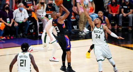 Suns se pone 2-0 en la Final de la NBA pese a gran actuación de Antetokounmpo con los Bucks