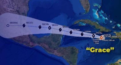 "Grace" puede impactar como huracán en la península de Yucatán, alerta el SMN