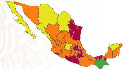 Cuatro estados aumentan nivel de riesgo y pasarán a semáforo rojo a partir de la próxima semana