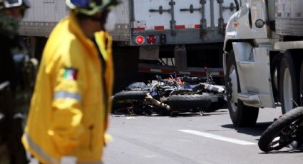 Despliegan operativo en la autopista México-Cuernavaca ante rodada convocada por muerte de motociclistas