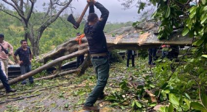 "Grace" deja inundaciones y afectaciones en carreteras durante su paso por México