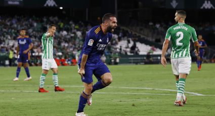 Real Madrid recupera la alegría y con gol de Dani Carvajal liquida al Betis