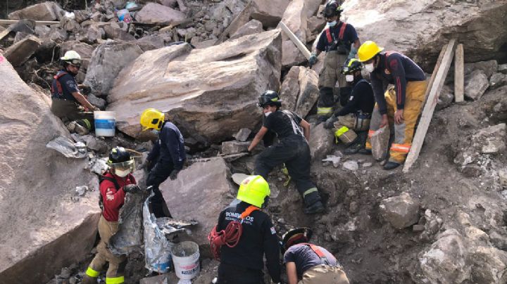 Reducen equipos de búsqueda en el cerro del Chiquihuite ante riesgo de nuevos desprendimientos