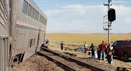 Reportan descarrilamiento de un tren en Montana; hay varios heridos y al menos 3 muertos