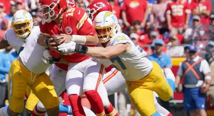 Mahomes y los Chiefs sufren segundo revés en fila, ahora contra los Chargers