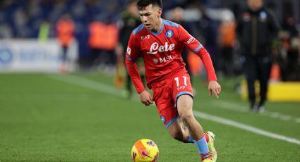 ‘Chucky’ Lozano reaparece con el Napoli tras recuperarse de Covid y se va expulsado 20 minutos después