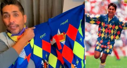 Jorge Campos revive sus coloridos uniformes... Lanza a la venta 300 piezas conmemorativas del Mundial de 1994