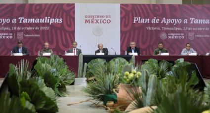 AMLO y su gabinete presentan plan de apoyo para Tamaulipas; "visitaré más la entidad", asegura el mandatario