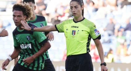 Maria Ferrieri hace historia en Italia como la primera mujer en pitar un juego de la Serie A