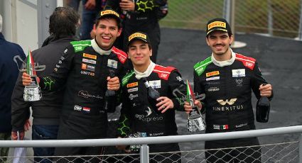El mexicano Raúl Guzmán hace de Checo Pérez en Monza y logra su tercer podio al hilo en Campeonato GT italiano