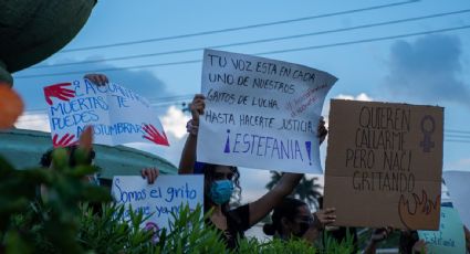 Familiares y activistas marchan para exigir justicia por Estefanía Martínez, asesinada en Chiapas