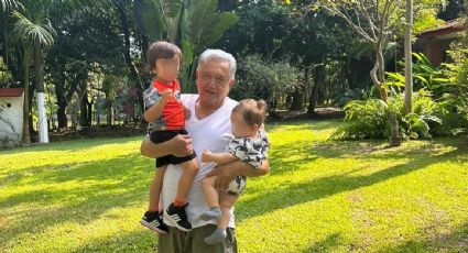 AMLO inicia los festejos en Palenque por su cumpleaños 69 con sus nietos: "Ya empezaron a llegar mis acarreados"