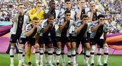 Seleccionados de Alemania se tapan la boca en protesta contra FIFA y su rechazo al brazalete arcoíris
