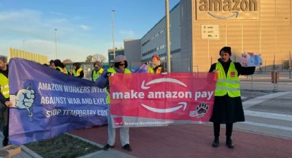 Empleados de los almacenes de Amazon en todo el mundo protestan para exigir mejores salarios