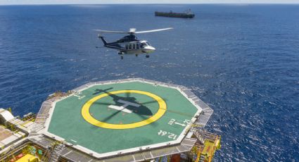 Buscan a cuatro desaparecidos que viajaban en helicóptero que se estrelló en el Golfo de México